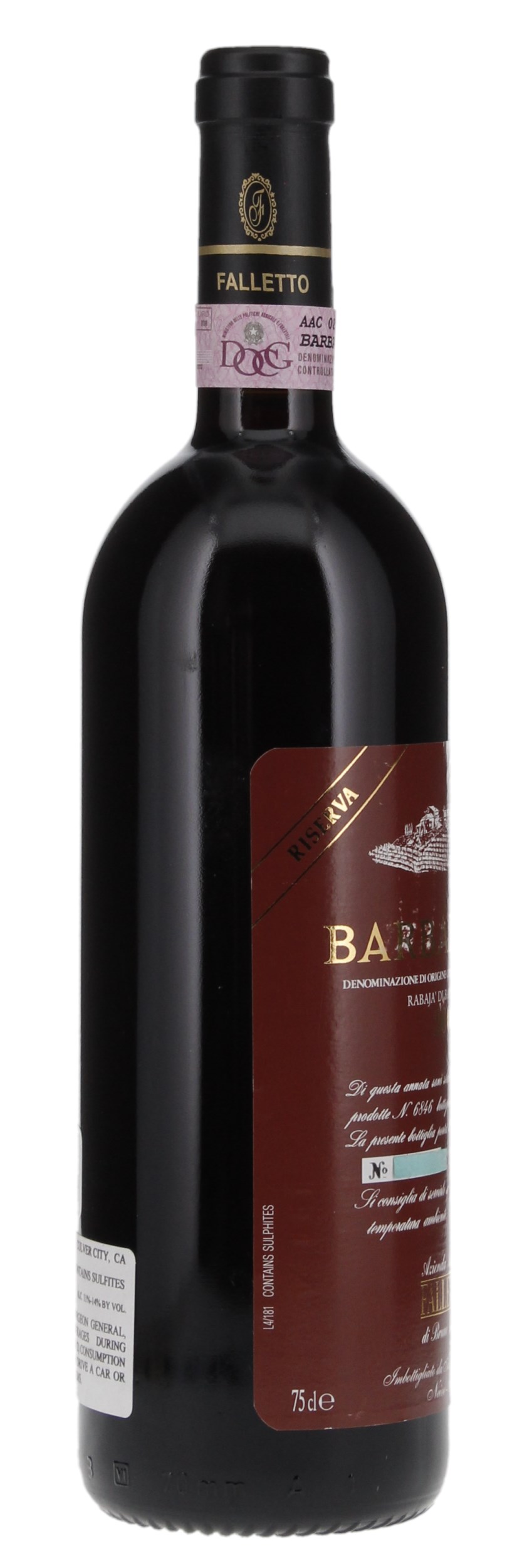 2001 Bruno Giacosa Barbaresco Rabaja Riserva, 750ml