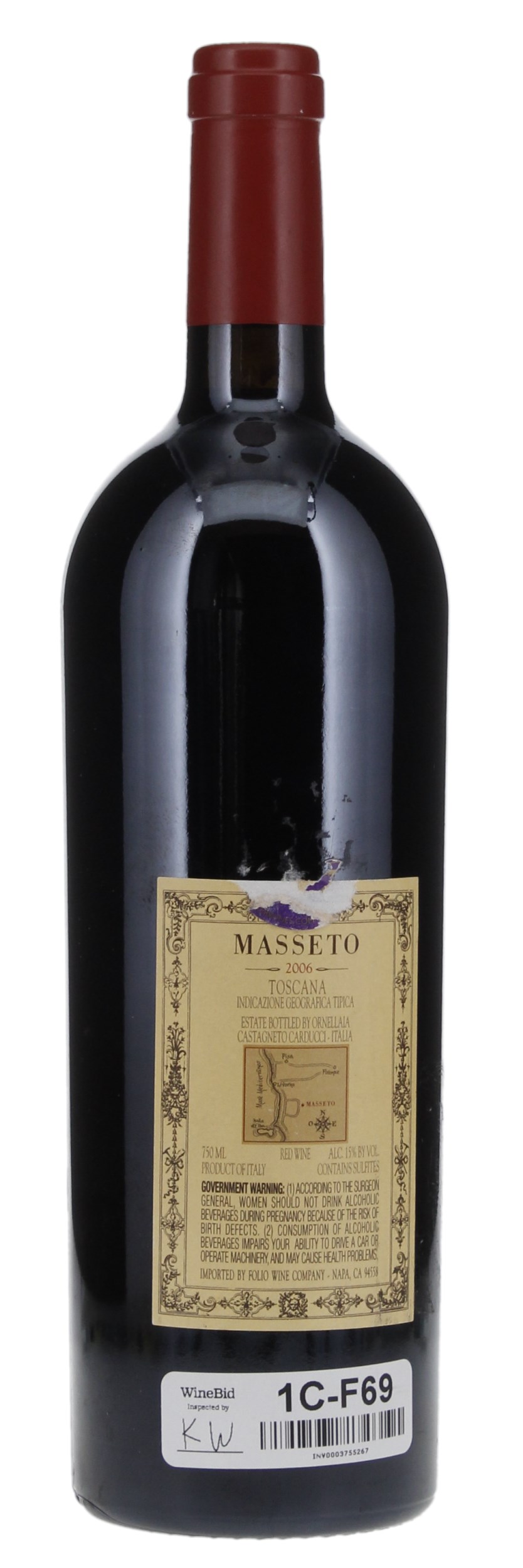 2006 Tenuta Dell'Ornellaia Masseto, 750ml