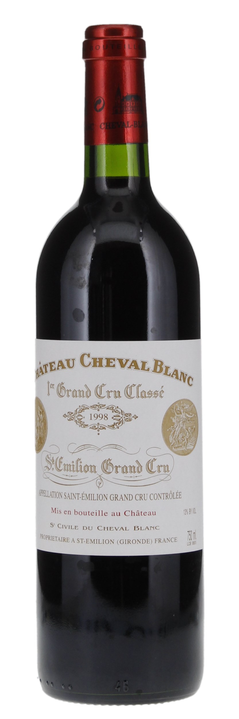 1998 Château Cheval-Blanc, 750ml
