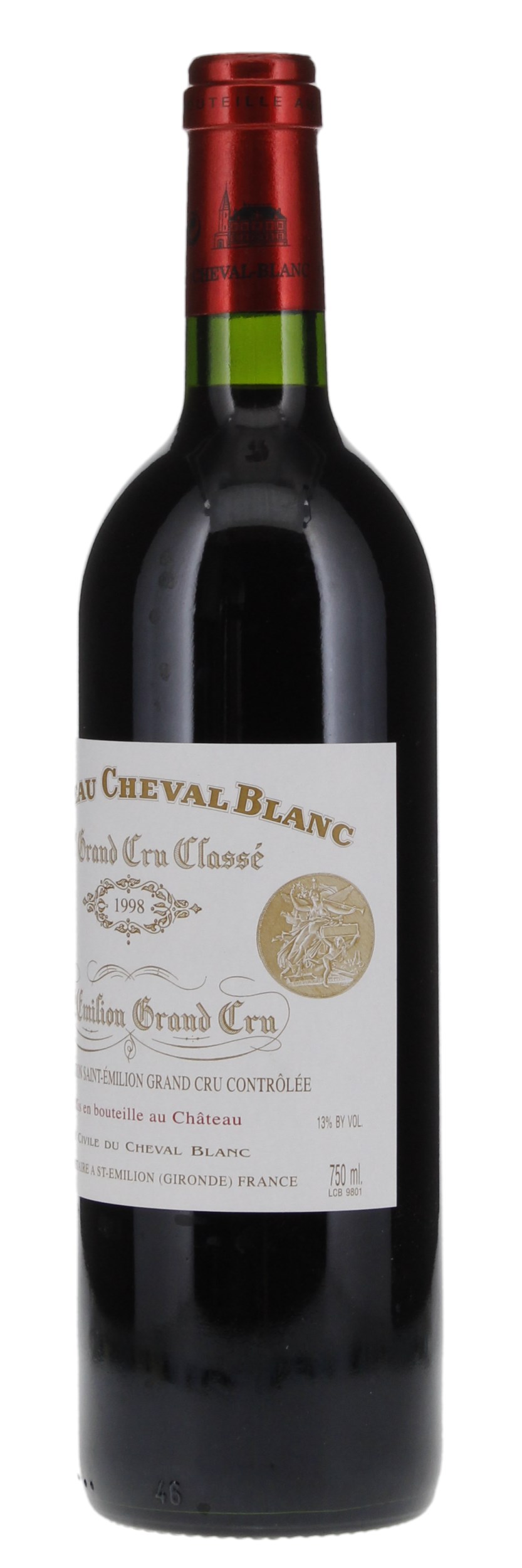 1998 Château Cheval-Blanc, 750ml