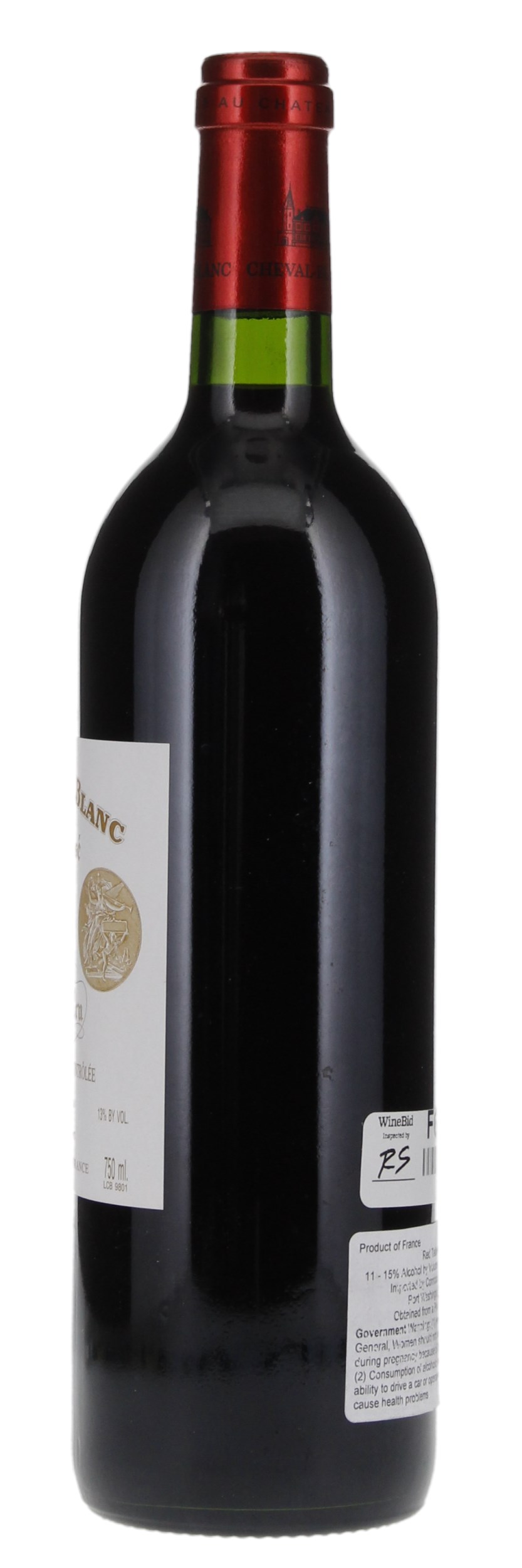 1998 Château Cheval-Blanc Bordeaux Red Blends (Claret) St.-Emilion