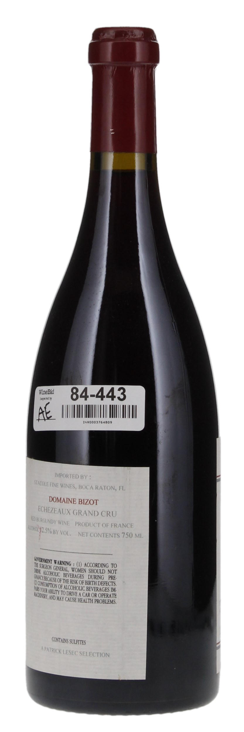 1999 Domaine Bizot Echezeaux, 750ml