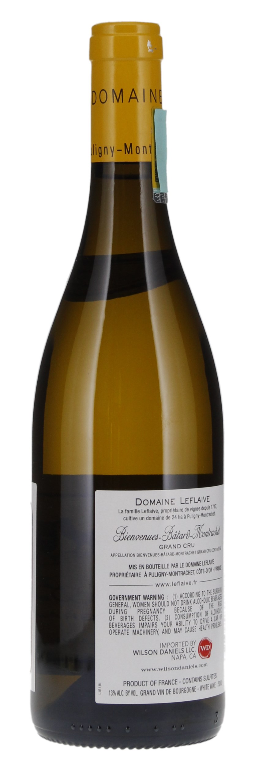 2018 Domaine Leflaive Bienvenues-Bâtard-Montrachet, 750ml