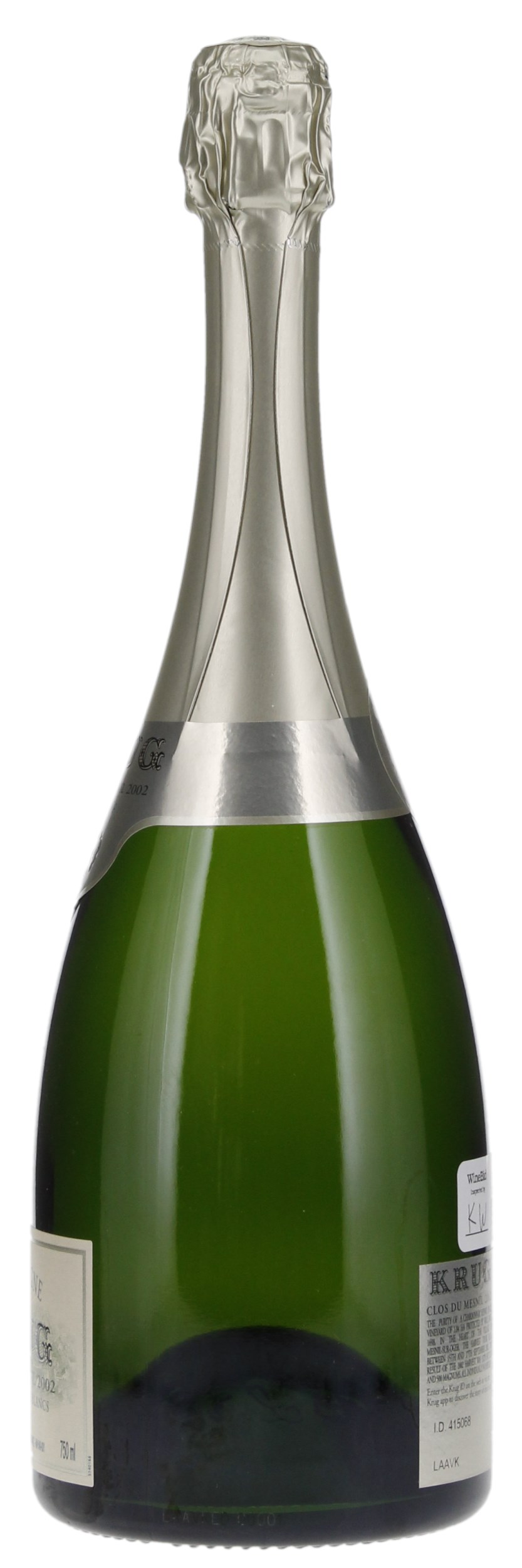 2002 Krug Clos du Mesnil, 750ml