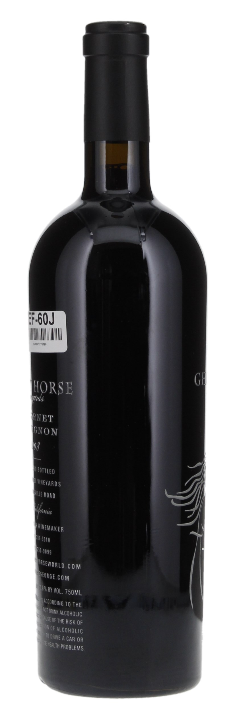 2008 Ghost Horse Vineyard Cabernet Sauvignon, 750ml