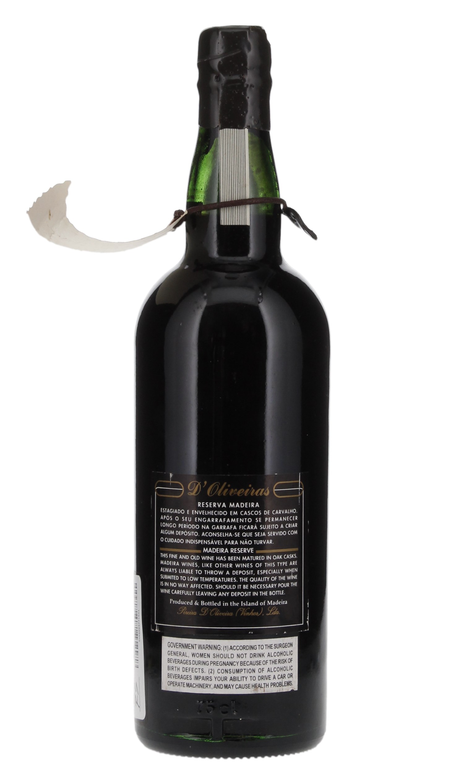 1922 D'Oliveiras Boal Reserva Madeira, 750ml