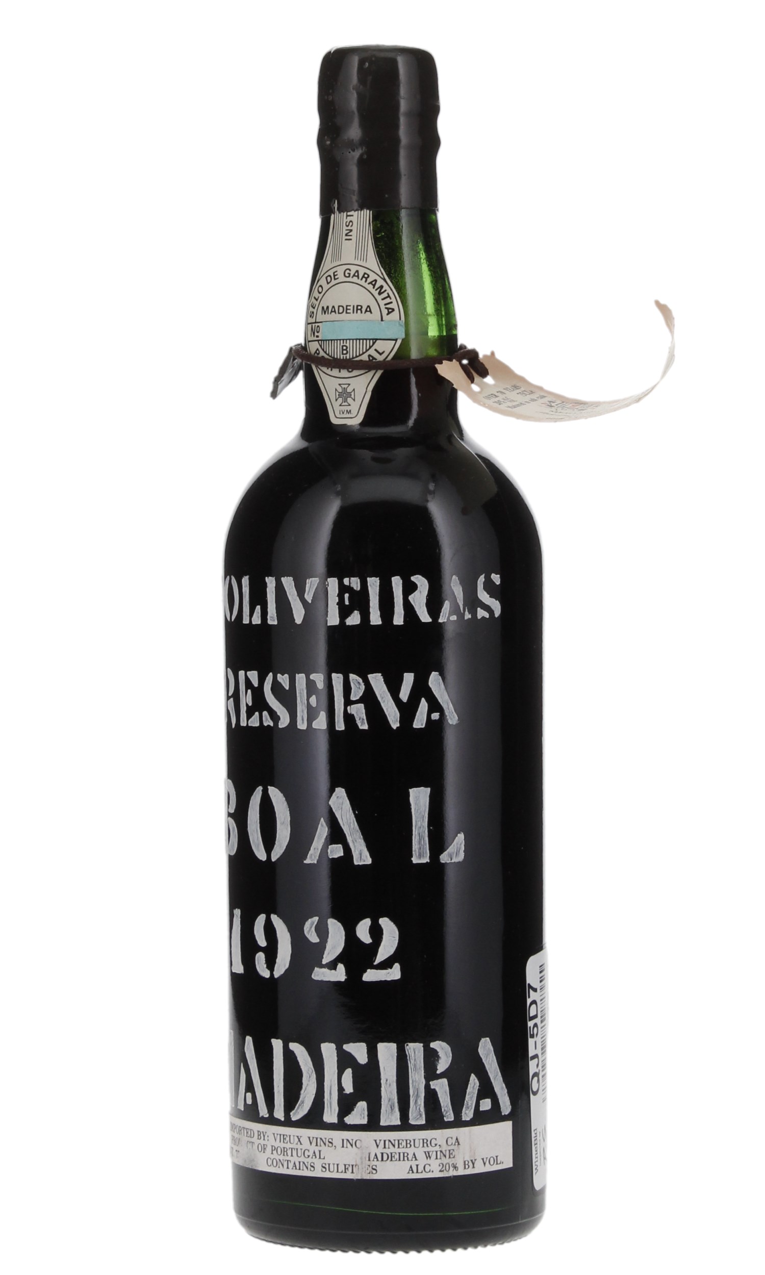 1922 D'Oliveiras Boal Reserva Madeira, 750ml