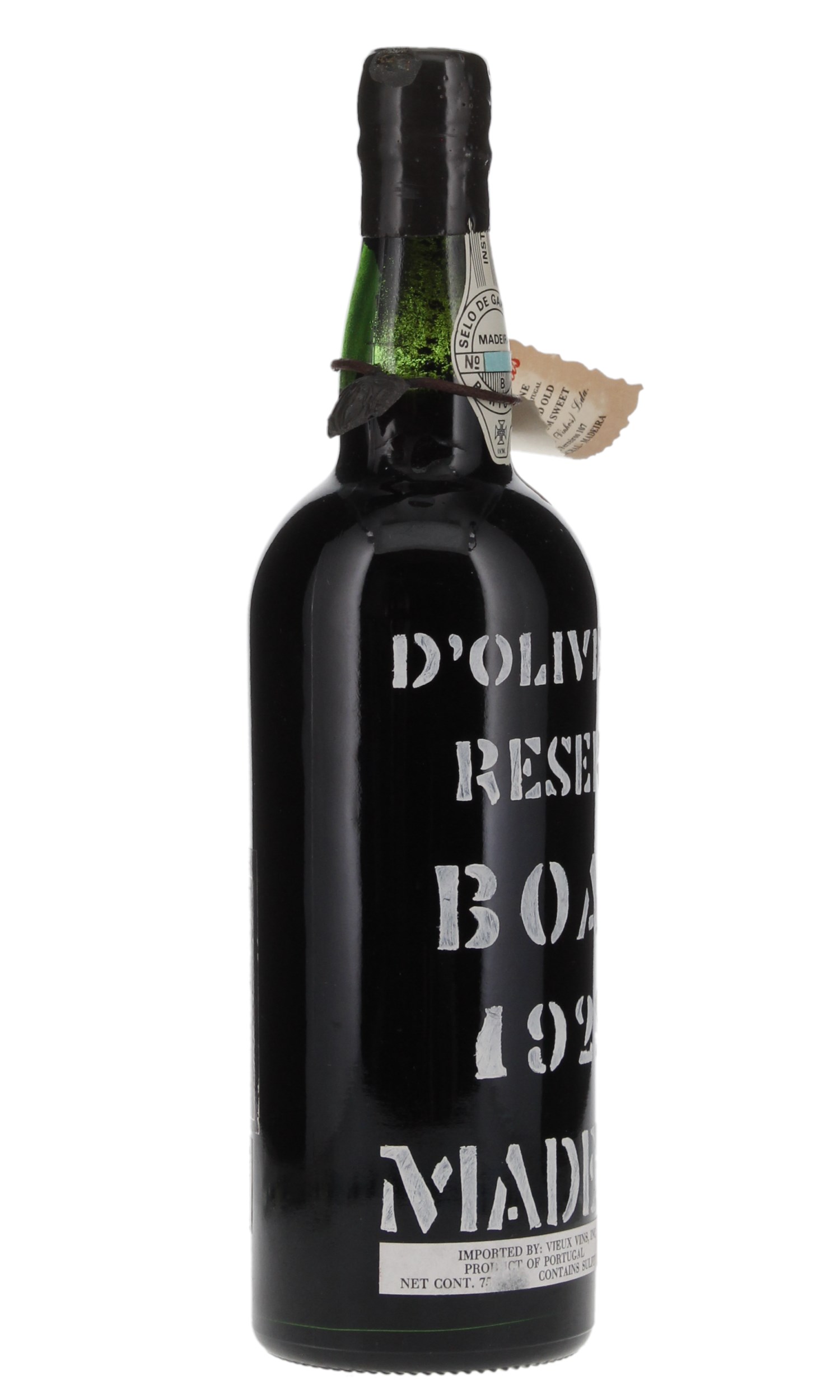 1922 D'Oliveiras Boal Reserva Madeira, 750ml