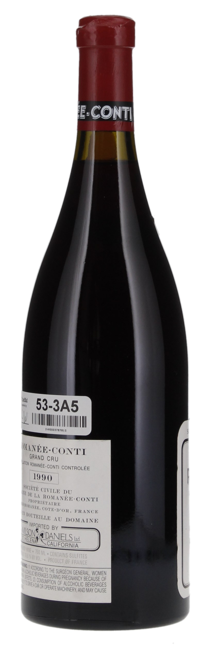 1990 Domaine de la Romanee-Conti Romanee-Conti, 750ml