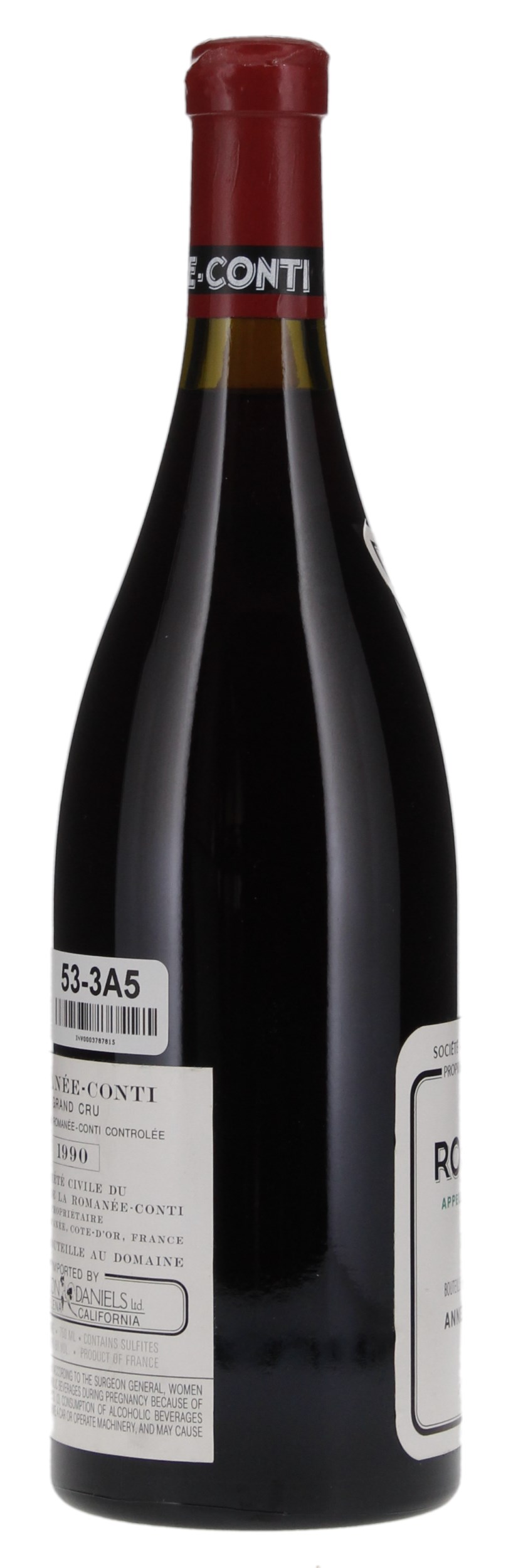 1990 Domaine de la Romanee-Conti Romanee-Conti, 750ml