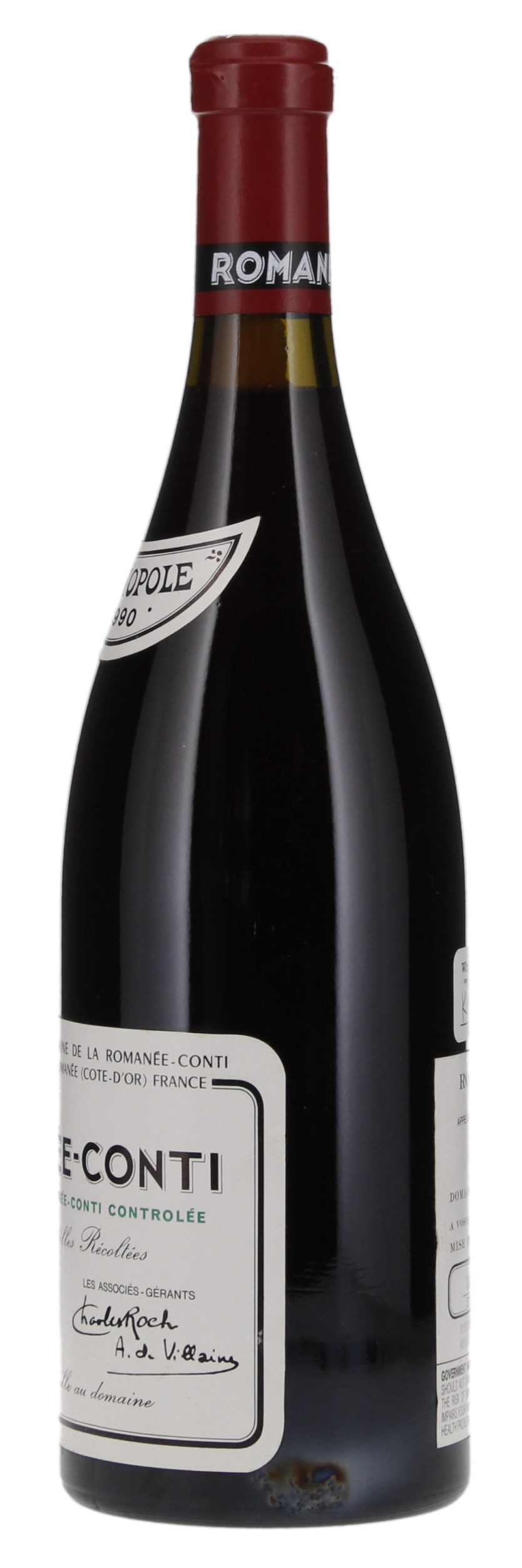 1990 Domaine de la Romanee-Conti Romanee-Conti, 750ml