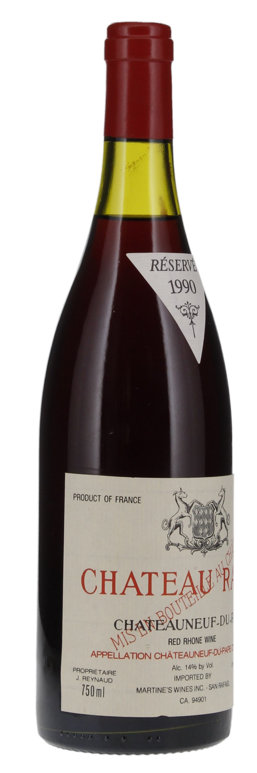 1990 Chateau Rayas Châteauneuf-du-Pape Reserve, 750ml