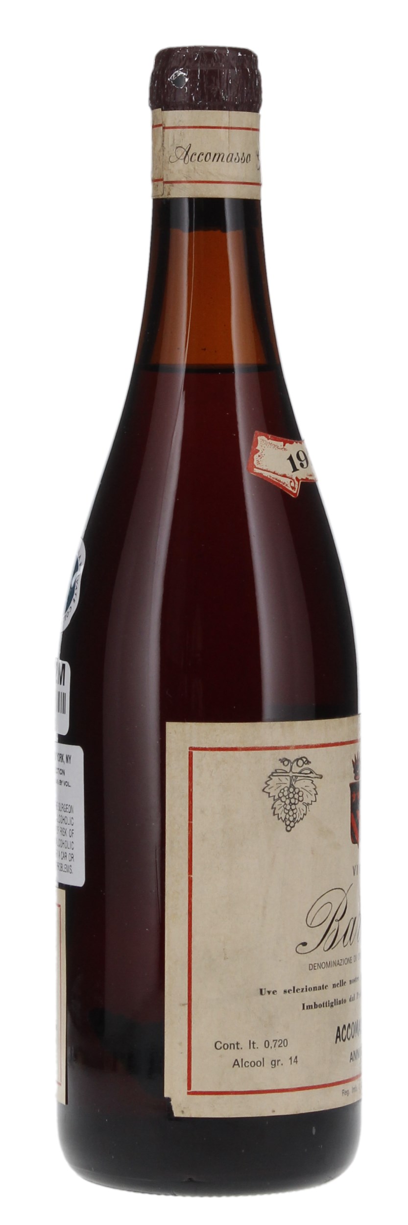 1970 Lorenzo Accomasso Barolo, 750ml