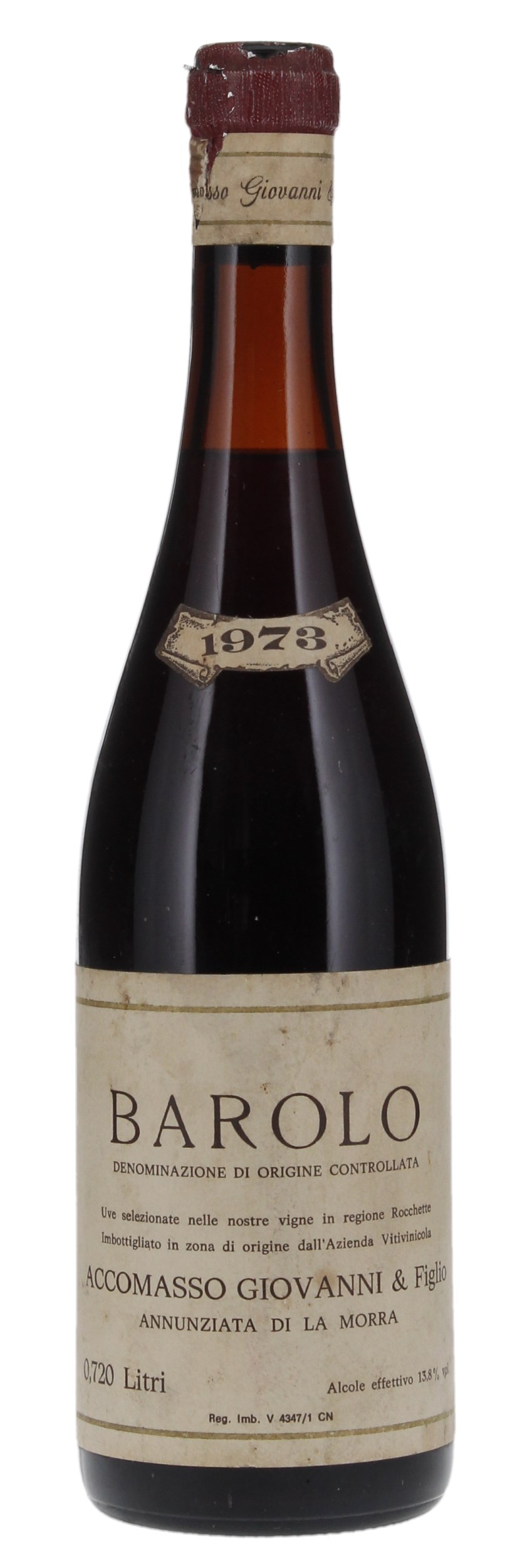 1973 Lorenzo Accomasso Barolo, 750ml
