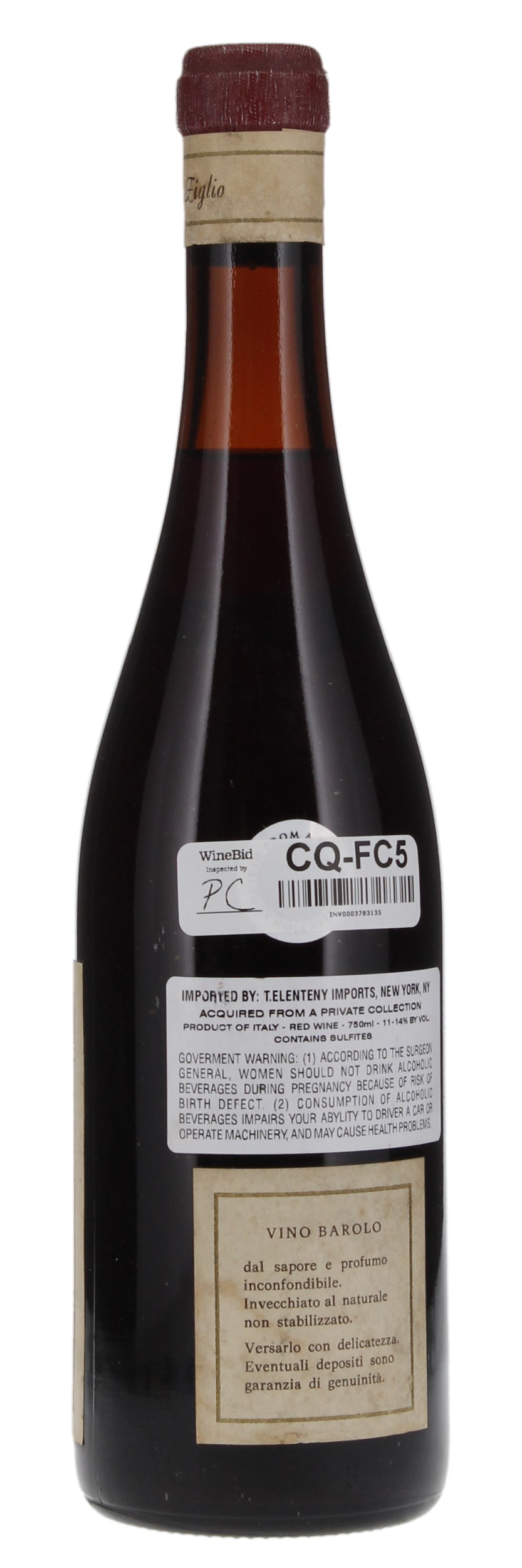 1973 Lorenzo Accomasso Barolo, 750ml