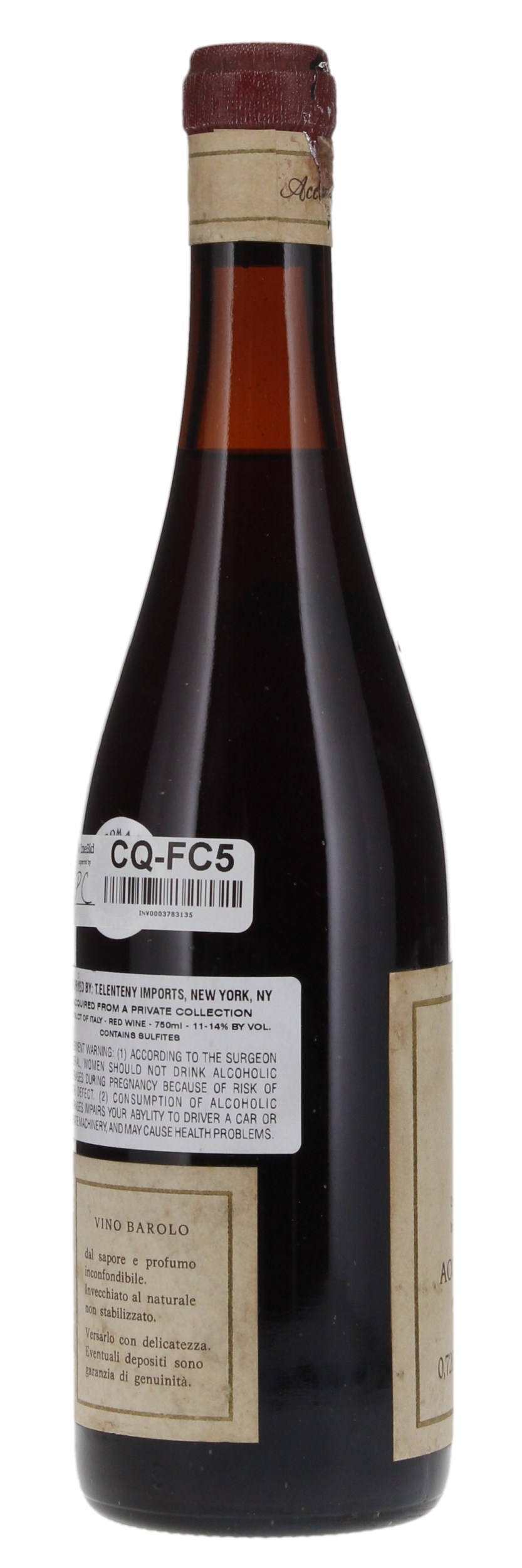 1973 Lorenzo Accomasso Barolo, 750ml