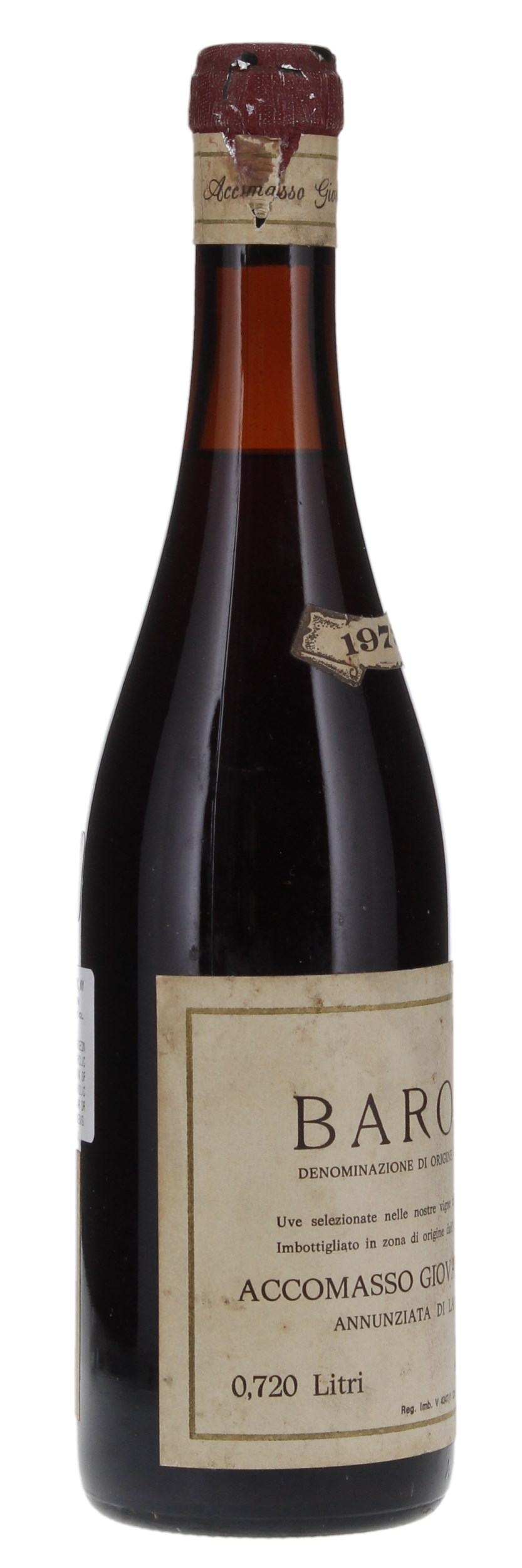 1973 Lorenzo Accomasso Barolo, 750ml