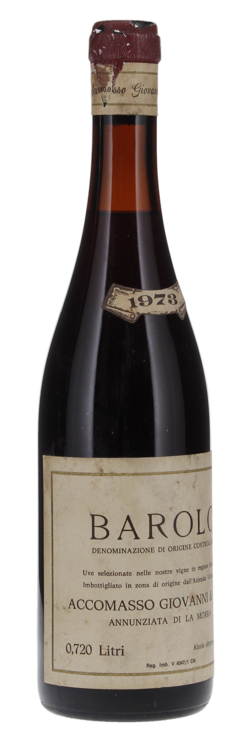 1973 Lorenzo Accomasso Barolo, 750ml