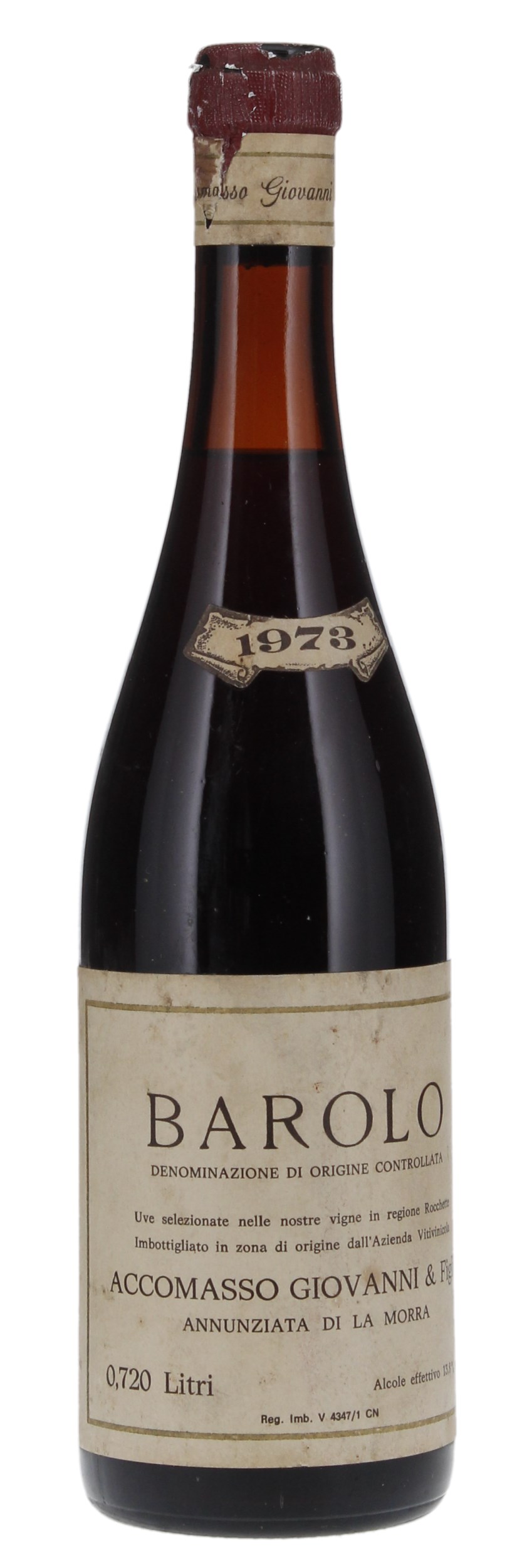1973 Lorenzo Accomasso Barolo, 750ml