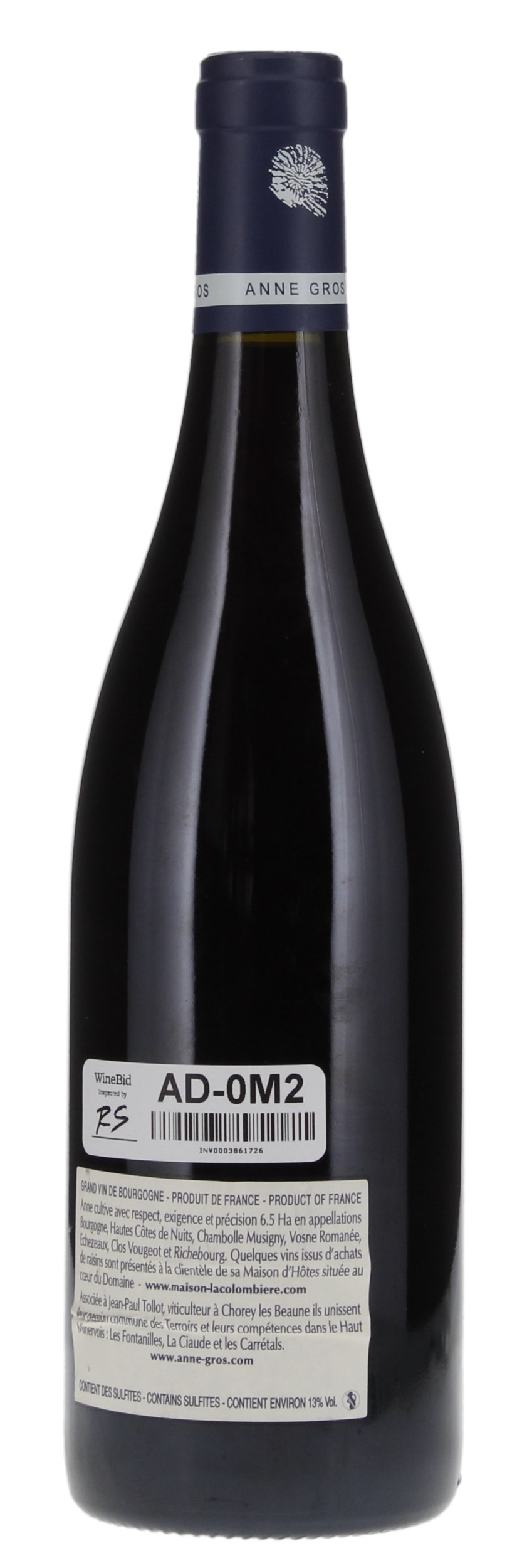 2014 Domaine Anne Gros Richebourg, 750ml