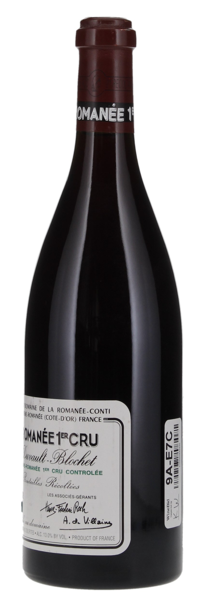 2002 Domaine de la Romanee-Conti Vosne-Romanee 1er Cru Cuvee Duvault-Blochet, 750ml