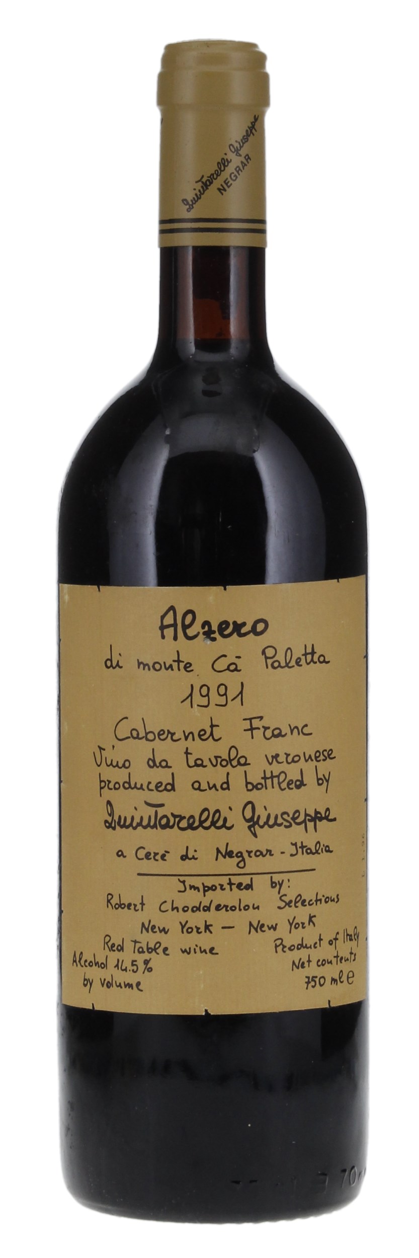 1991 Giuseppe Quintarelli Alzero Cabernet (Franc), 750ml