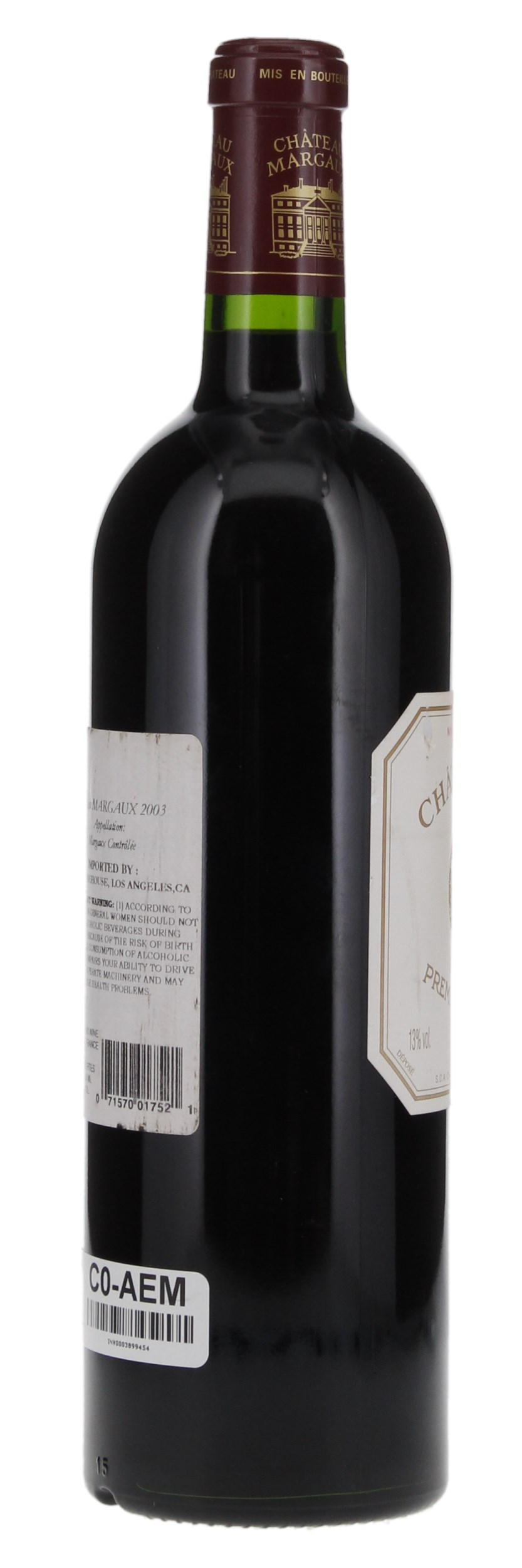 2003 Château Margaux, 750ml