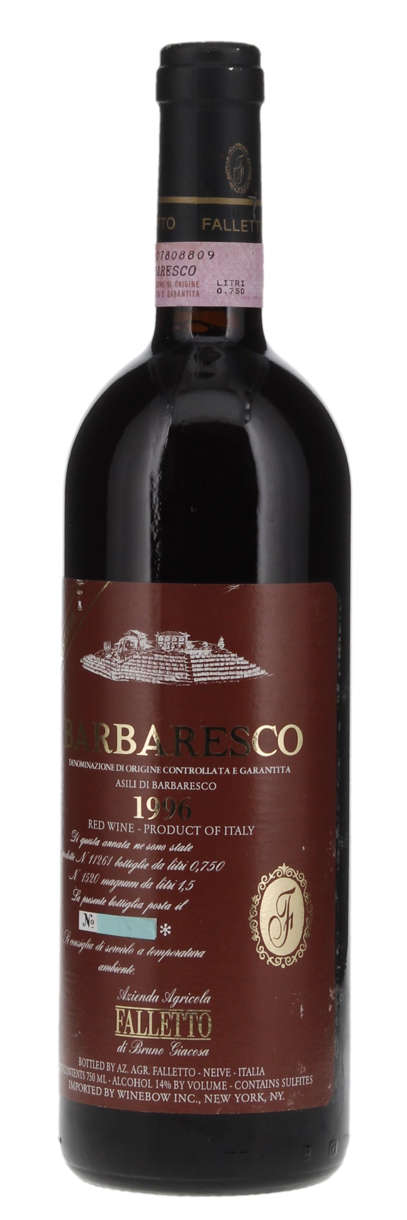 1996 Bruno Giacosa Barbaresco Falletto Asili Riserva, 750ml