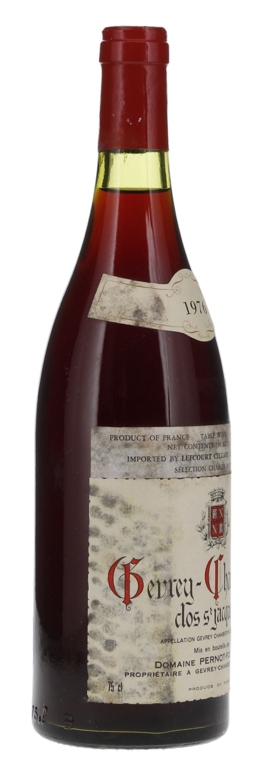 1976 Pernot-Fourrier Gevrey-Chambertin Clos St. Jacques, 750ml