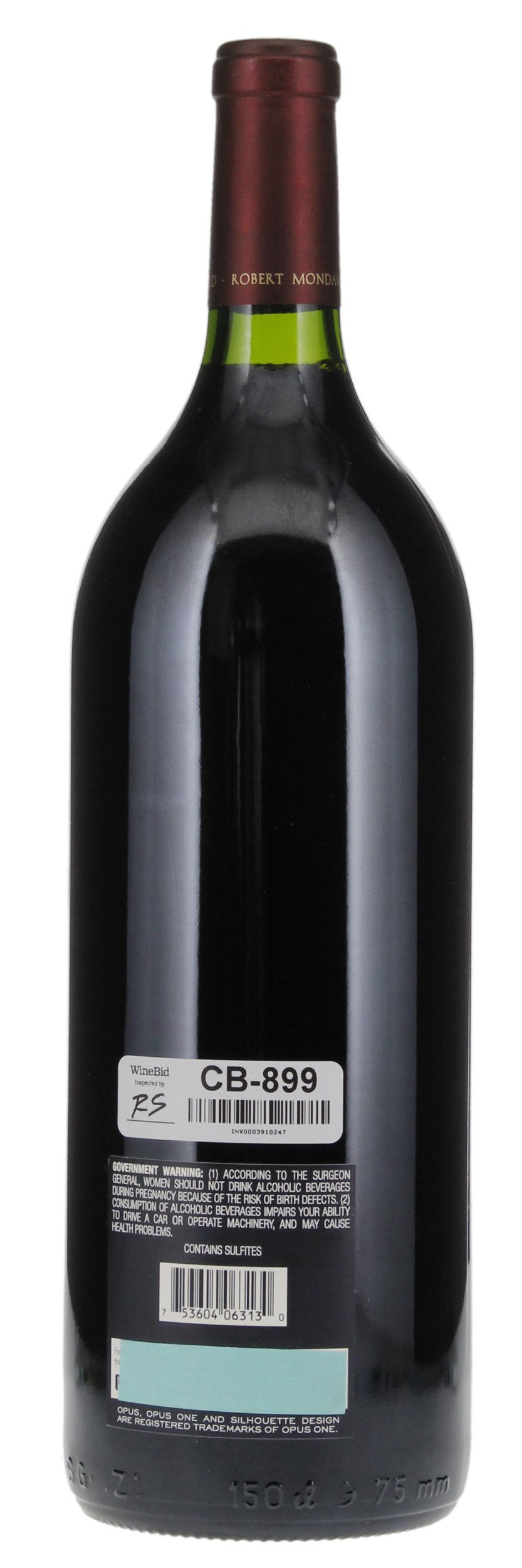 2013 Opus One Red Wine, Cabernet Sauvignon Blend | WineBid