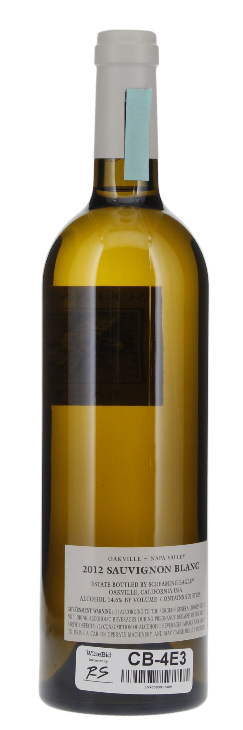 2012 Screaming Eagle Sauvignon Blanc, 750ml