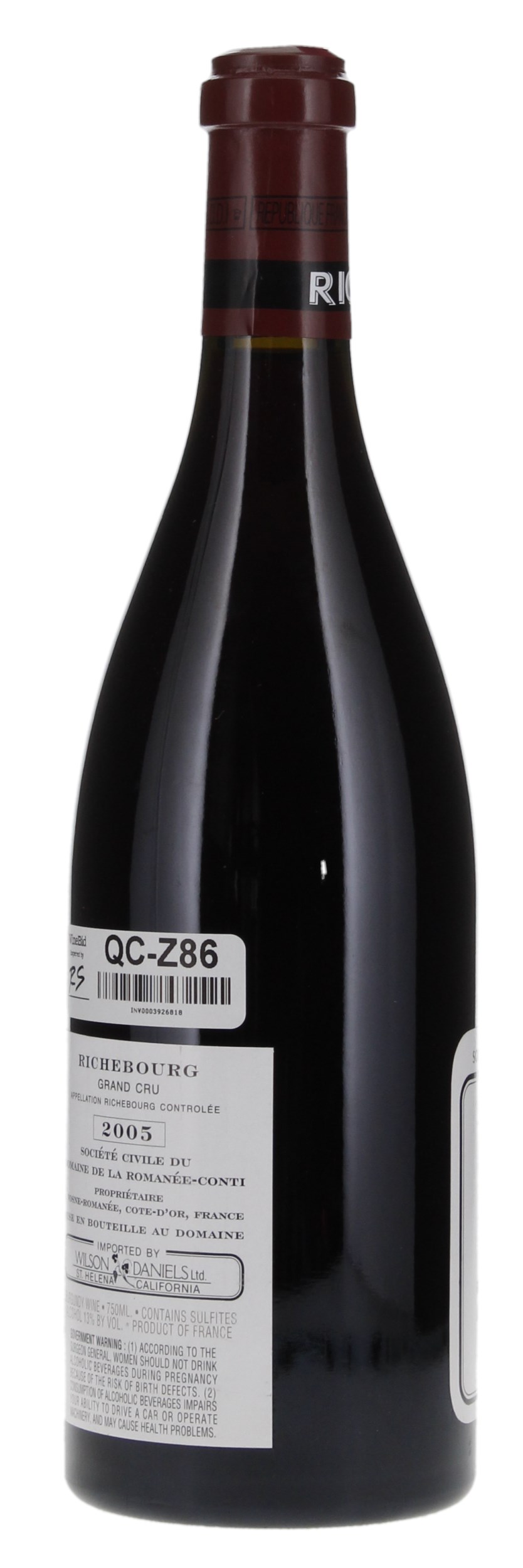 2005 Domaine de la Romanee-Conti Richebourg, 750ml
