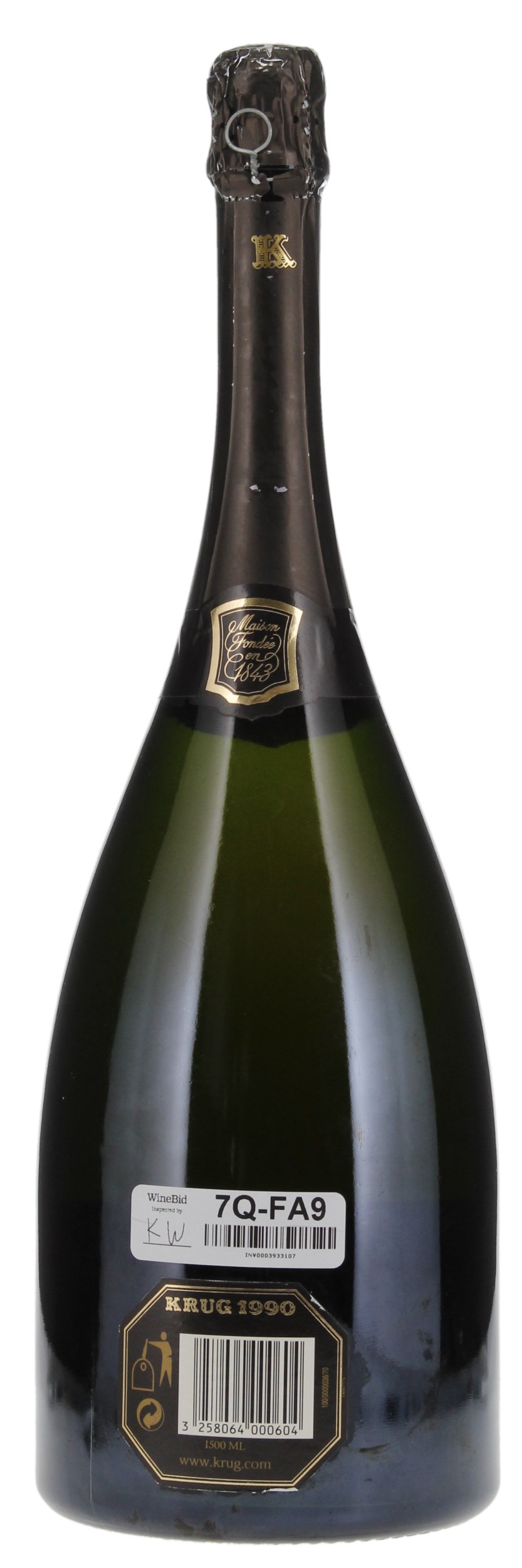 1990 Krug Brut, 1.5ltr