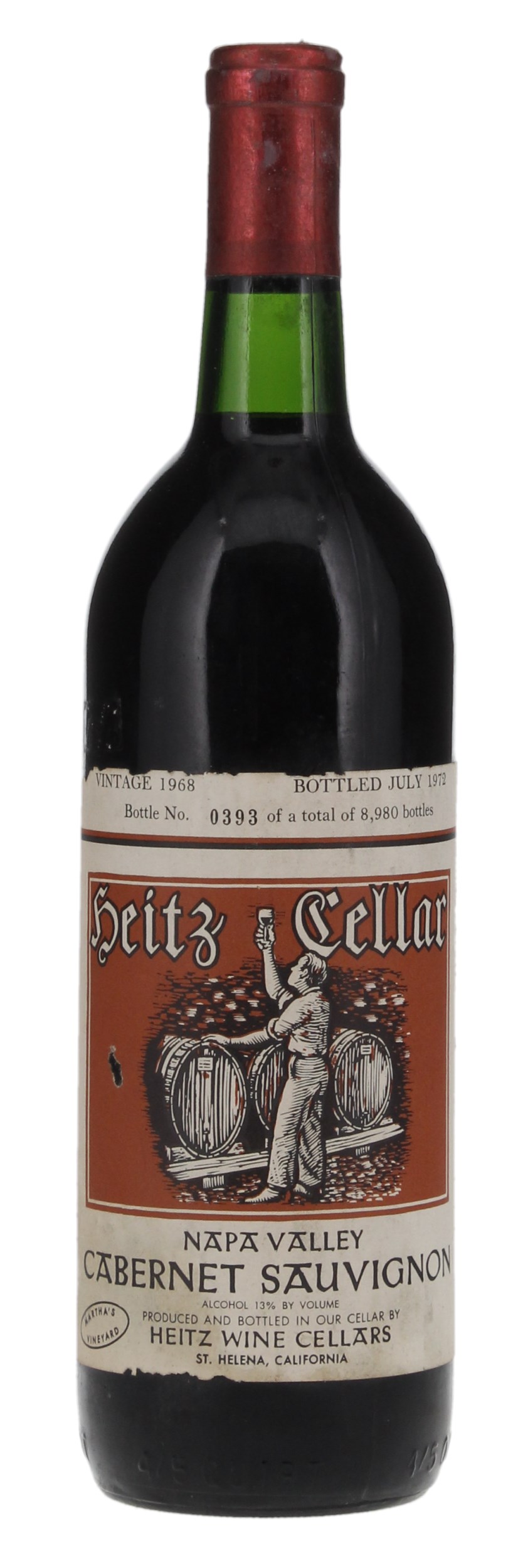 1968 Heitz Martha's Vineyard Cabernet Sauvignon, 750ml