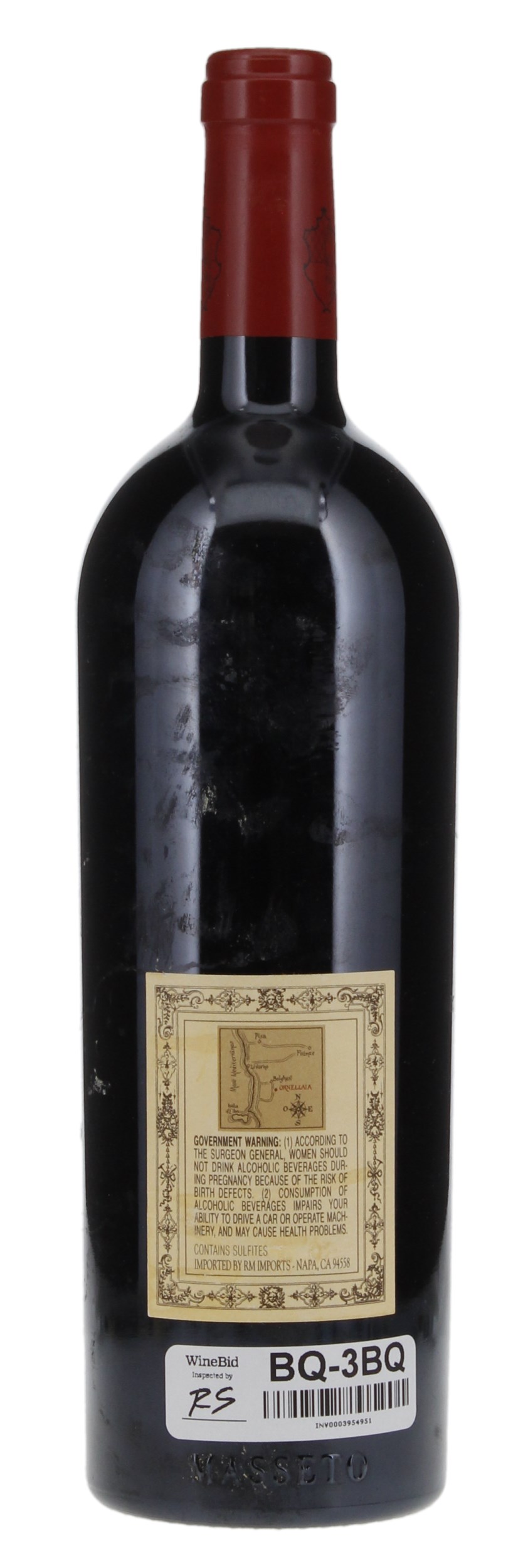 2001 Tenuta Dell'Ornellaia Masseto, 750ml