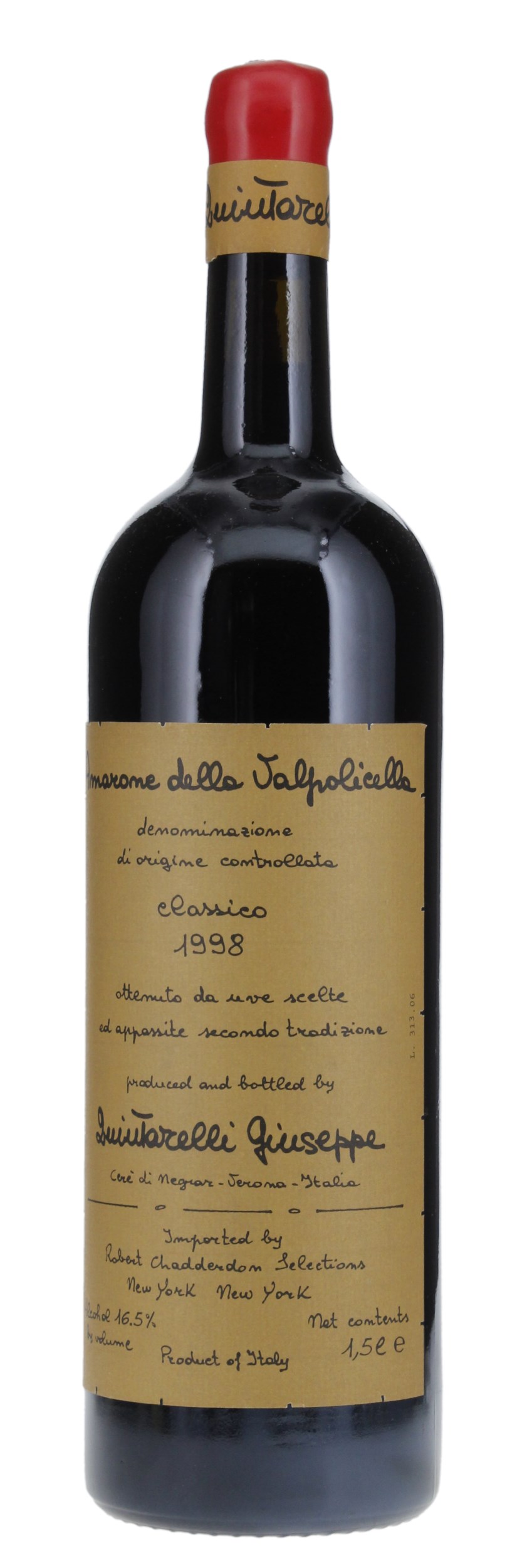 1998 Giuseppe Quintarelli Amarone della Valpolicella Classico, 1.5ltr