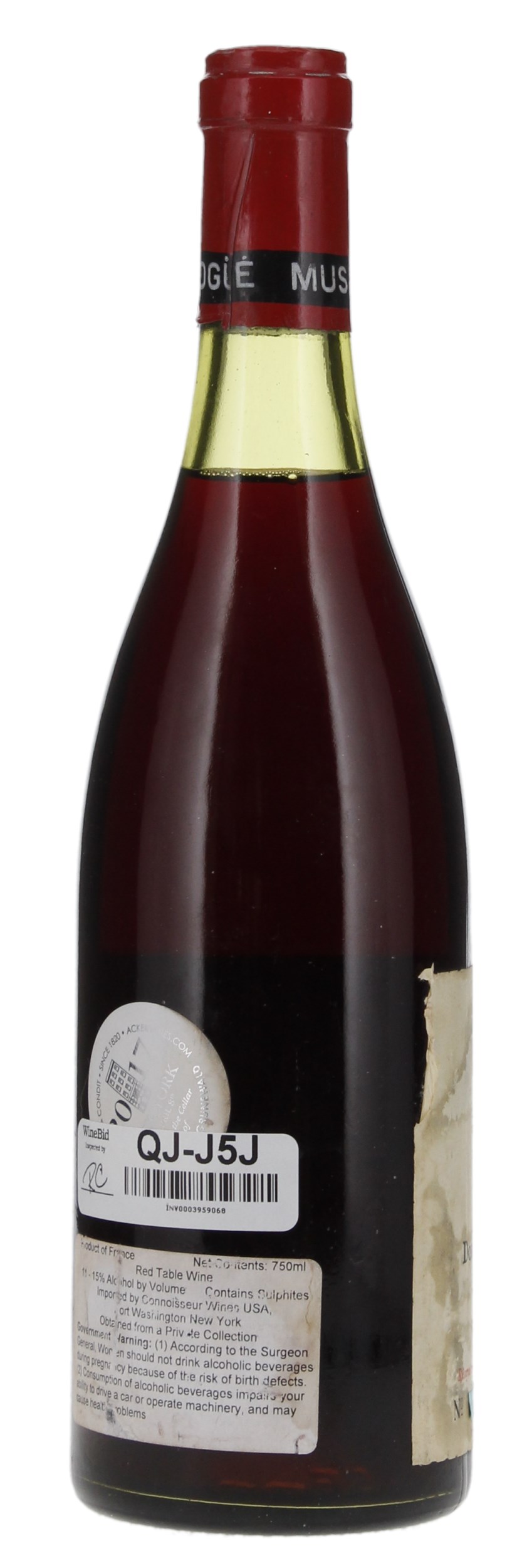 1978 Comte de Vogue Musigny Vieilles Vignes, 750ml