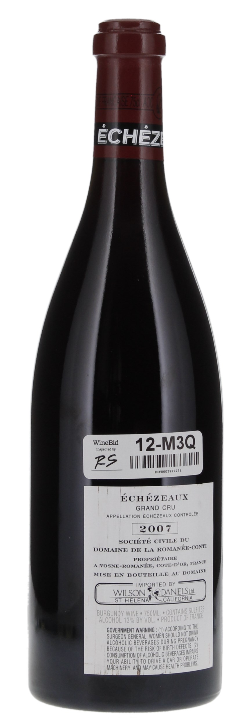 2007 Domaine de la Romanee-Conti Echezeaux, 750ml