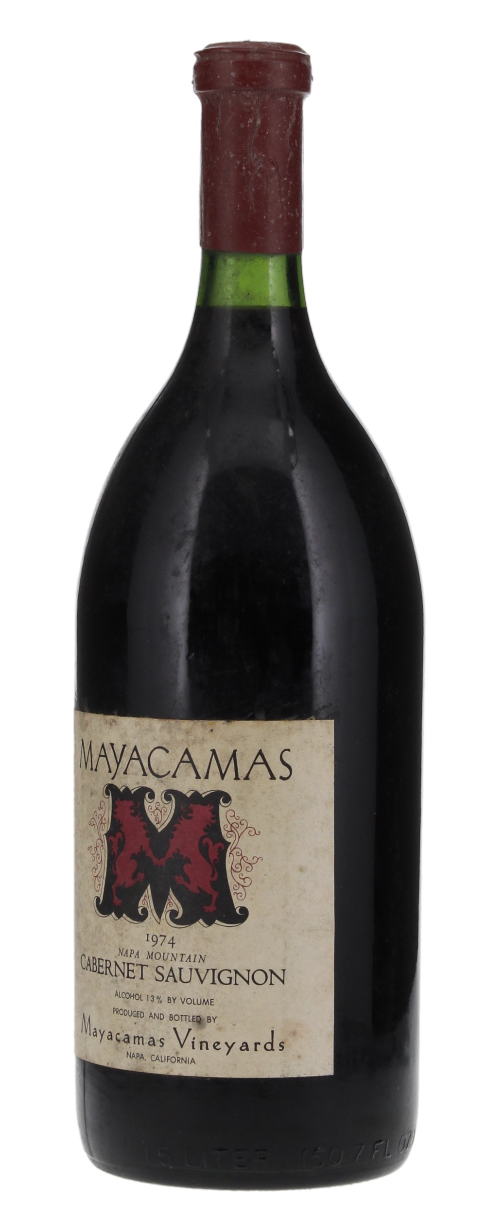 1974 Mayacamas Cabernet Sauvignon, 1.5ltr