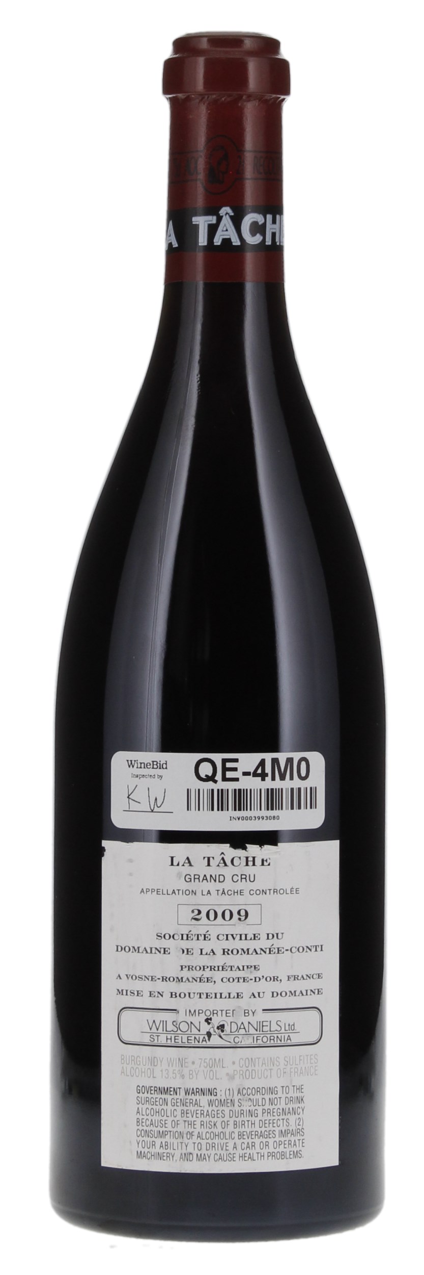 2009 Domaine de la Romanee-Conti La Tache, 750ml