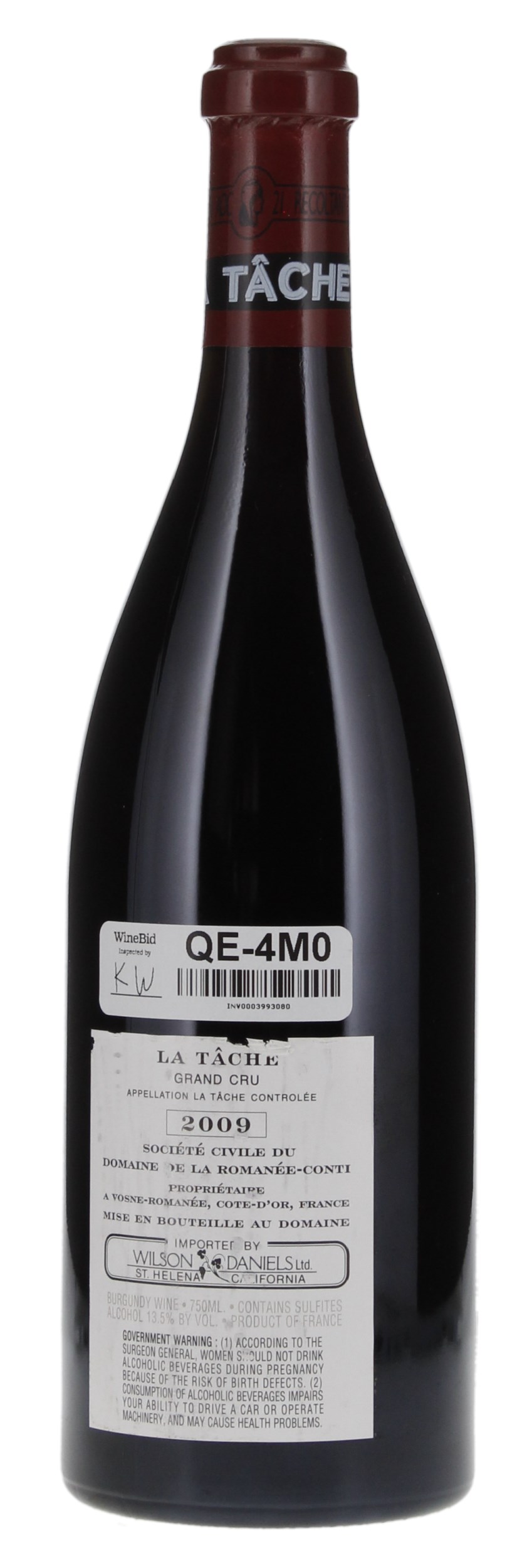 2009 Domaine de la Romanee-Conti La Tache, 750ml