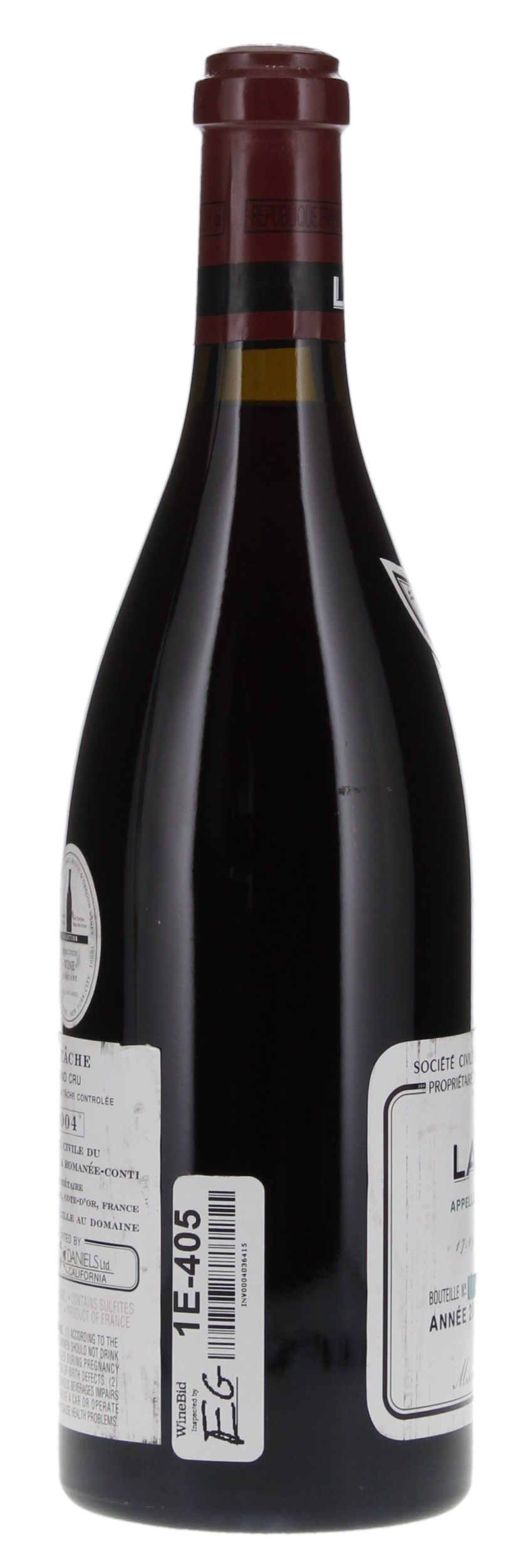 2004 Domaine de la Romanee-Conti La Tache, 750ml