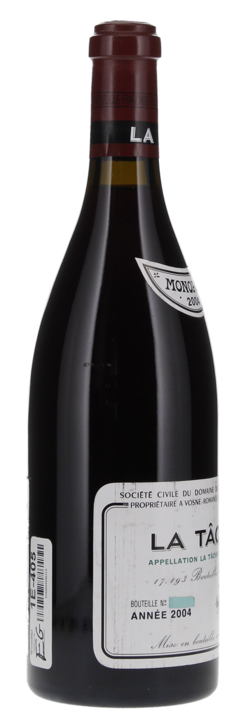 2004 Domaine de la Romanee-Conti La Tache, 750ml