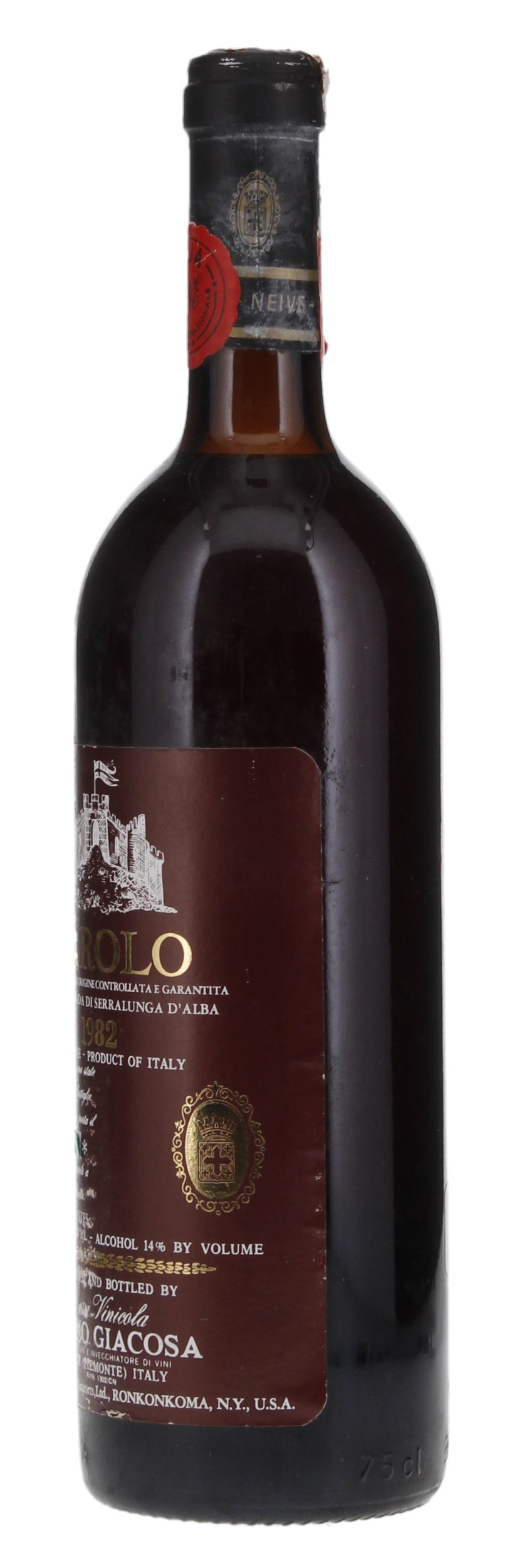 1982 Bruno Giacosa Barolo Riserva Collina Rionda di Serralunga D'Alba, 750ml