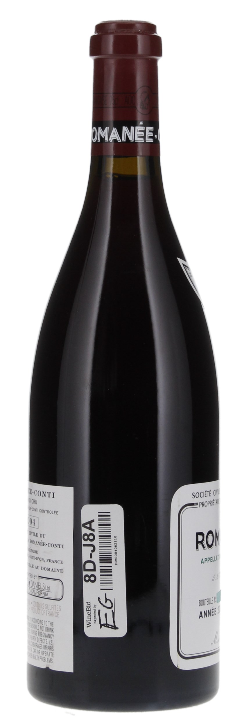2004 Domaine de la Romanee-Conti Romanee-Conti, 750ml