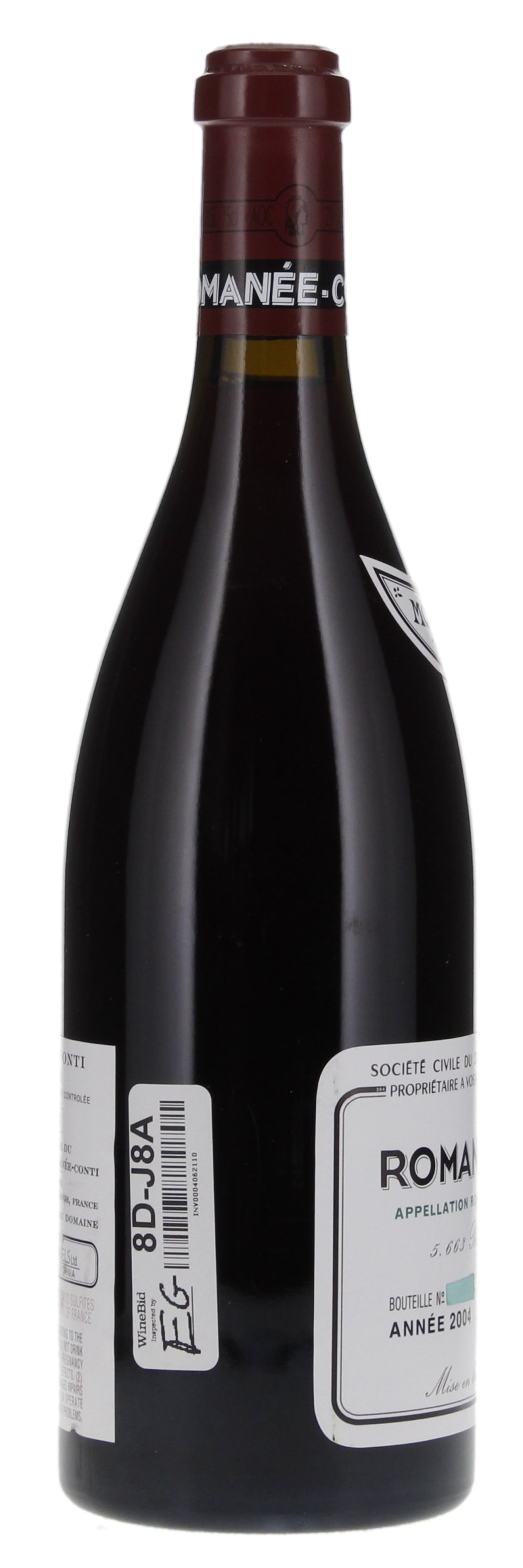 2004 Domaine de la Romanee-Conti Romanee-Conti, 750ml
