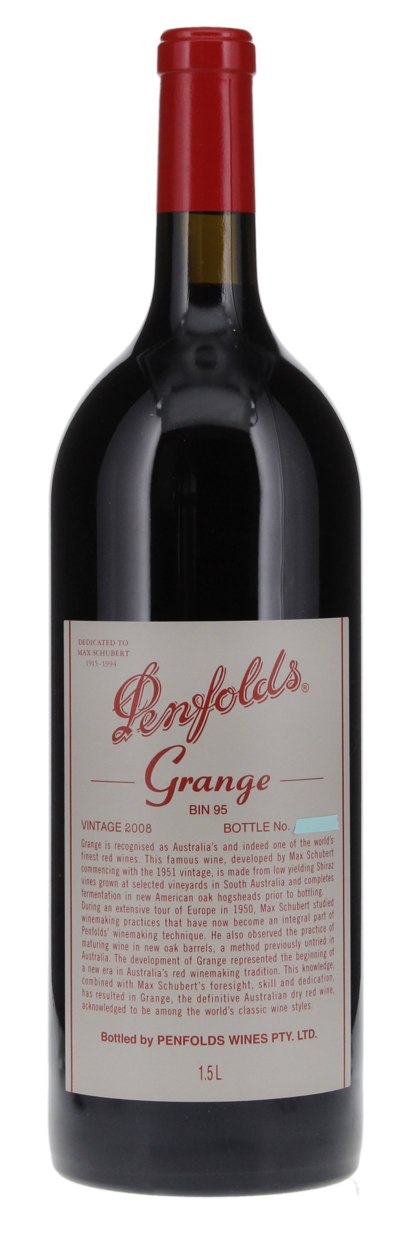 2008 Penfolds Grange, 1.5ltr
