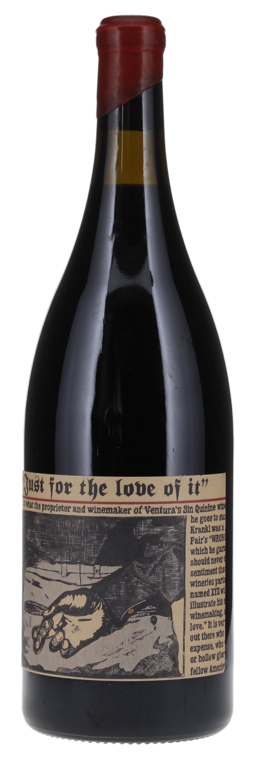 2002 Sine Qua Non Just For The Love Of It Syrah, 1.5ltr