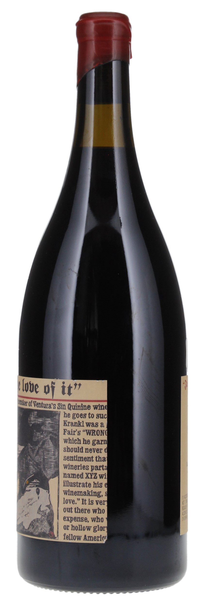 2002 Sine Qua Non Just For The Love Of It Syrah, 1.5ltr