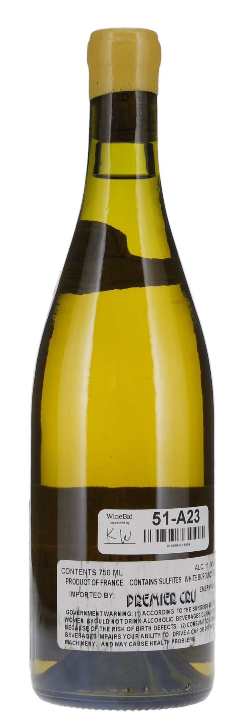 1999 Domaine Francois Raveneau Chablis Les Clos, 750ml